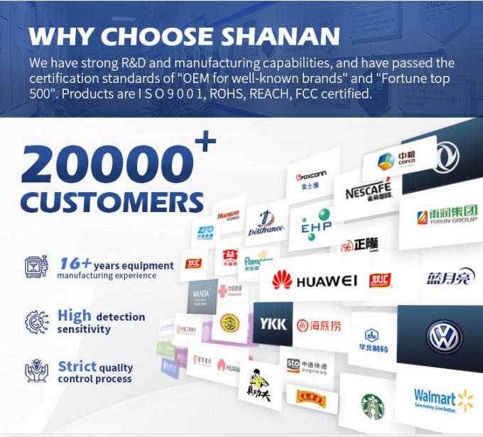 식품 등급 품질의 사용하기 쉬운 컨베이어 벨트 금속 탐지기 (거부 기능 포함), CE 및 ISO 인증 3