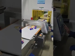 터치 스크린 식품 금속 탐지기 통계 계산 기능으로 금속 탐지 기계