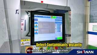 X-Ray 식품 검사로 금속 유리 감지