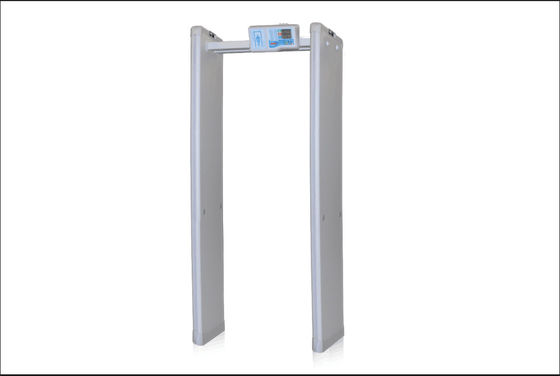 쉬운 안전한 인간 모양 경보 지시자를 가진 금속 탐지기를 통해서 회의에 의하여 활 모양으로 하는 도보