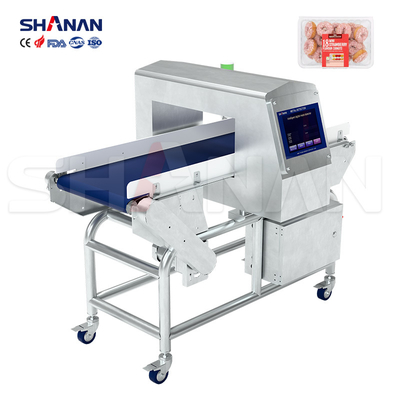 Food Industry Conveyor Belt Metal Detector For Meat Seafood Vegetable Fruit With Rejection
