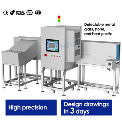 산업용 식품 X 레이 검사 감지기 기계 시스템 컨베이어 미러 SUS304